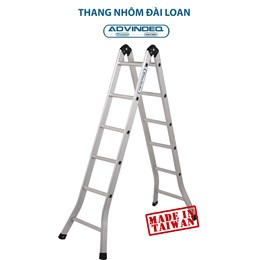 Thang nhôm đài loan gấp đa năng 2 đoạn khóa tự động Advindeq B2-125