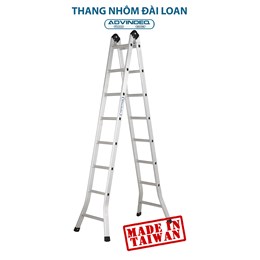 Thang nhôm đài loan gấp đa năng 2 đoạn khóa tự động Advindeq B2-165